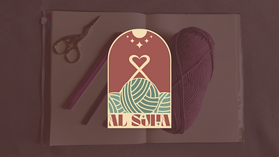 AL SUHA™ ― Crochet Brand Identity brand identity branding graphic design ill illustration logo photoshop typography
