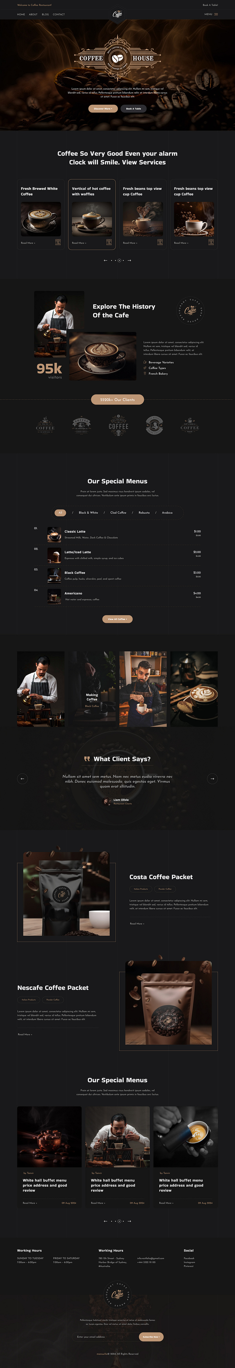 Coffee House by ReBrand on Dribbble