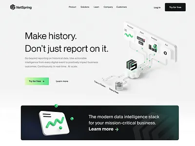 Data Analytics Website Landing page design design landing page shopify uxui web design website