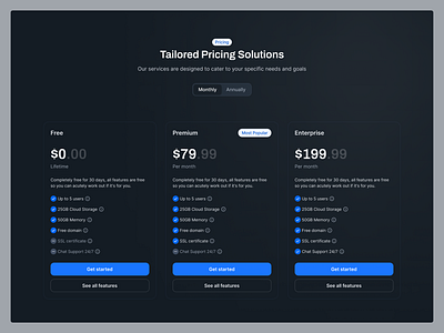 Pricing Plan Page UI design pricing pricing cards pricing cards ui pricing ui pricing ui design ui ui design ux design web design