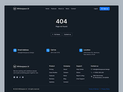 404 Error Page UI 404 404 design 404 ui dark mode design error 404 error page page did not found ui ui design ux design web design