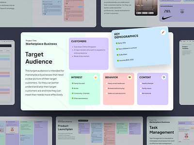 Leaneplan - Startup Product Template (Target Audience) aarr brand guideline brand guidelines branding business clean lean canvas minimal presentation startup target audience template