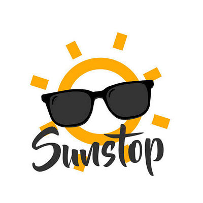 Creative sunglasses business logo design design