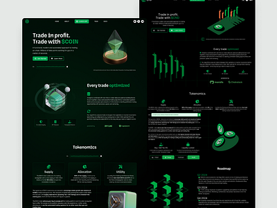 Crypto Website Redesign design graphic design hero section landing page ui ux web webdesign