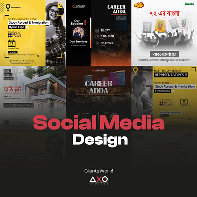 Social Media Ad Design animation branding design graphic design illustration logo motion graphics ui ux vector