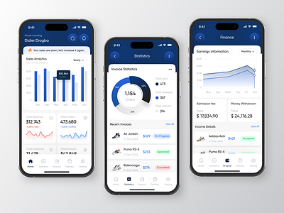 Mobile App Dashboard Design