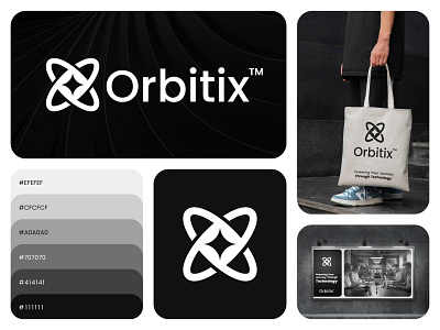 Orbitix™- Brand Identity branding design illustration logo logo design logo designer logo folio logo mark logos ui