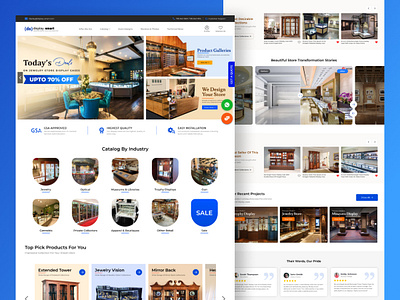 Display Cases - Website Design branding display cases display cases website design ecommerce ecommerce website graphic design interior design mall website design ui ui design website website design
