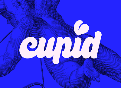 Cupid bespoke branding custom design graphic design lettering logo logotype typeface typography vector wordmark