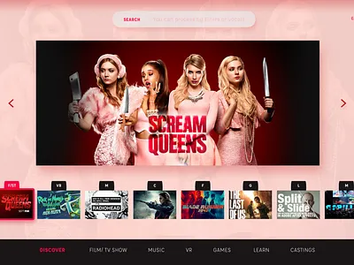 Movie player design app branding concept design graphic graphic design movie ui