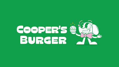 Cooper's Burger branding graphic design logo
