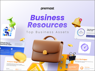 Business Resources 💼 business icons illustrations startup templates tips