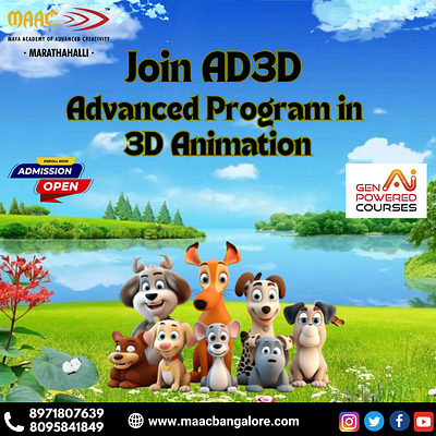 Transform Your Ideas into Reality with MAAC Marathahalli 3d animation motion graphics