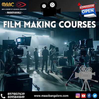 Discover the Filmmaker in You with MAAC Bangalore Marathahalli film making