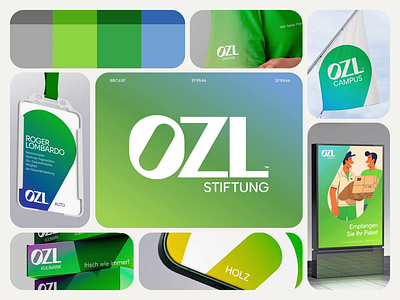 Visual Identity for OZL branding design graphic design logo modern nonprofit visual identity