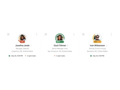 Leads 👨‍💼 app contacts crm jimdesigns jimdesigns.co leads product design saas ui