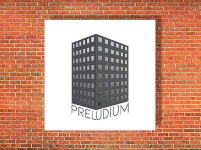 "Preludium" residential logo ai apartment branding city estate graphic design logo residential