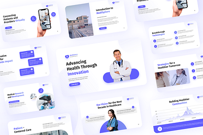 Introducing MediSphere: Elevate Your Medical Presentations! branding datavisualization graphic design healthcare healthtech medicalinnovation medicalpresentation medicaltemplates patientcare powerpoint presentation presentationdesign templates ui ux