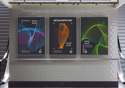 Posters design blend graphic design morph morph shapes poster poster design typography vector