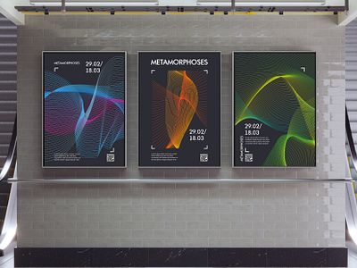 Posters design blend graphic design morph morph shapes poster poster design typography vector