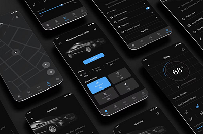 Smart Car - Concept car design graphic design ui vector