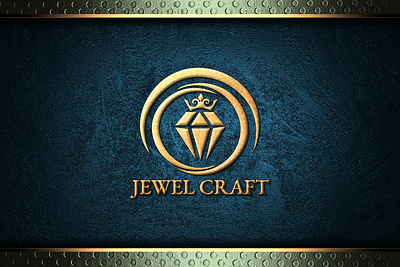 JEWEL CRAFT ai branding design gold logo graphic design illustration illustrator logo logodesign motion graphics photoshop ui vector