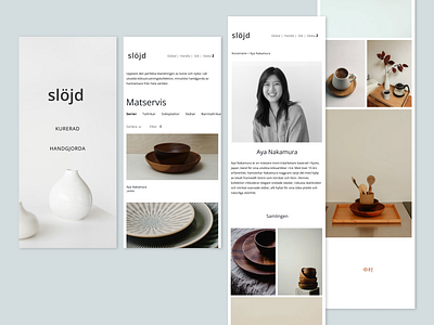 Slöjd Store branding ui ui design ux ux design