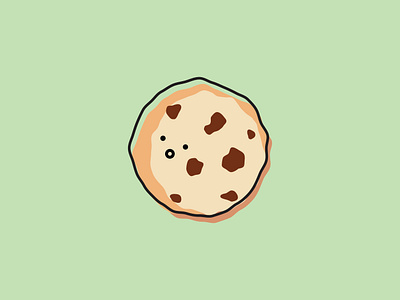 Cookie. biscuits character chip chocolate cookie design face food graphic design greeting cards illustrated illustration minimal simple snack sweat treat vector white