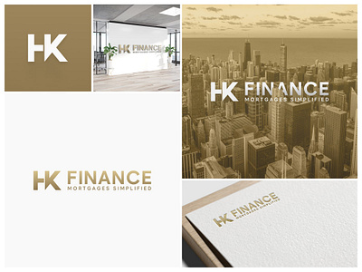 HK Finance - Mortgage Broking Logo adobeillustrator brandidentity branding brandlogo creativelogo finance graphic design icon design logo logotype miminalist modern typography vector wordmark