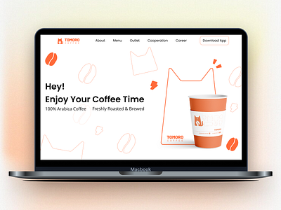 Re-design Website Tomoro Coffee UI/UX Design ui ux website website design