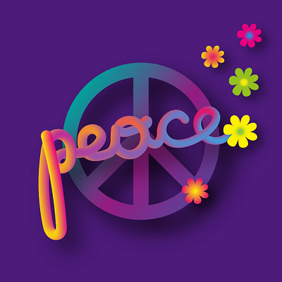 Peace illustration blend graphic design illustration morph peace y2k
