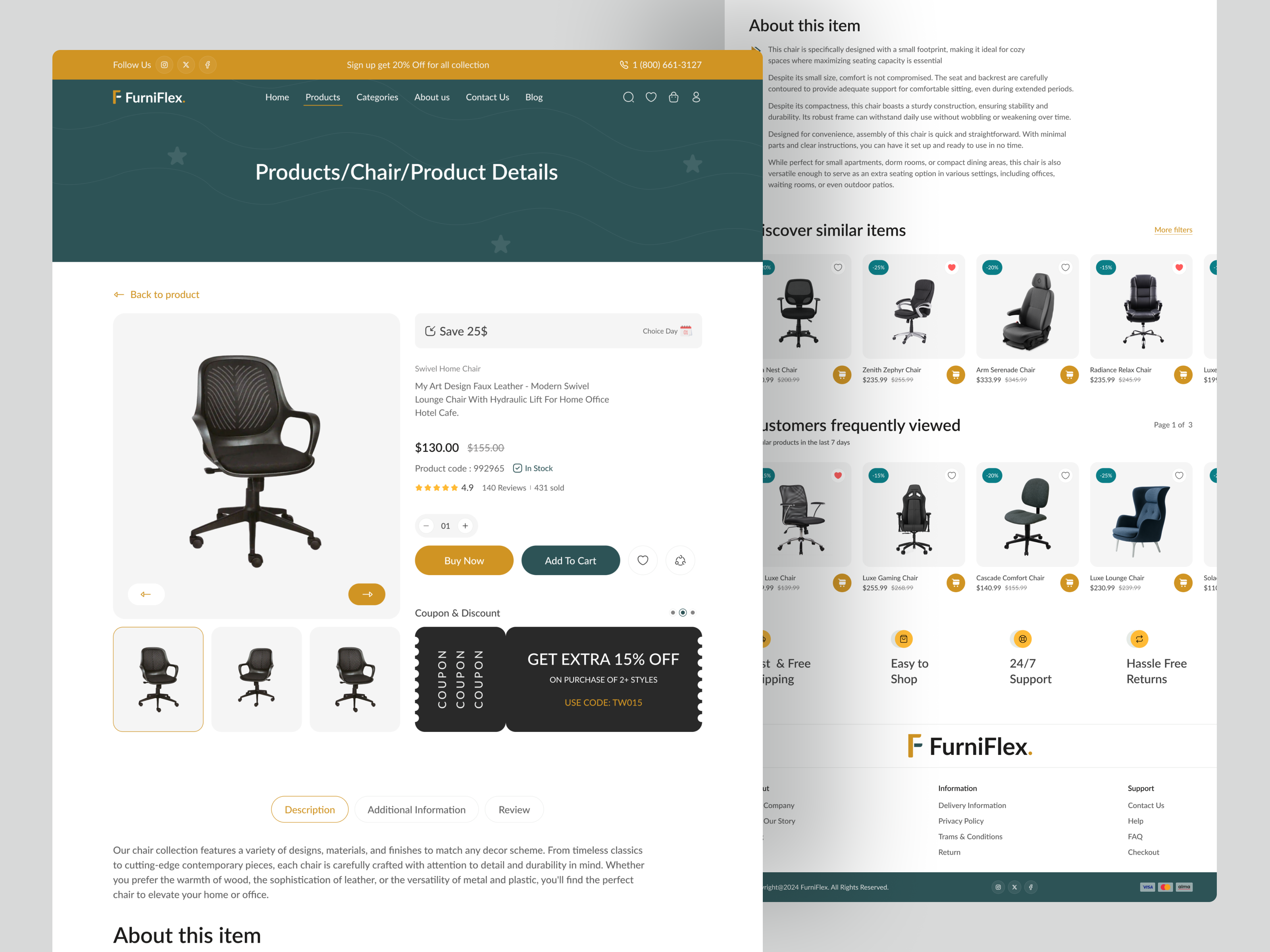 Example of Ecommerce Website Design