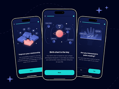 Astrology app | UX UI Design design horoscope mobile ui ux