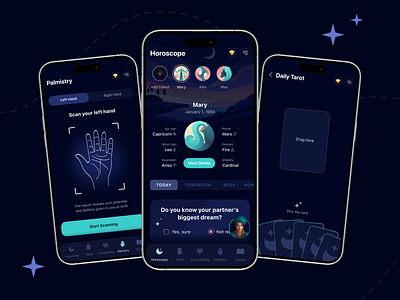 Astrology app | UX UI Design design horoscope mobile ui ux