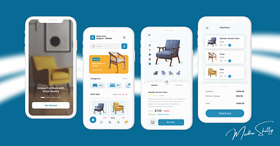Mobile App | Furniture Shopping App design uiux