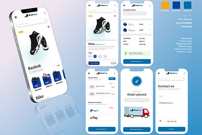 E-commerce app template android app design e commerce app template illustrator ios app ui design ux design