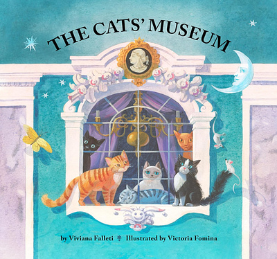 It's Mom's Choice! X Victoria Fomina books cats childrens book painterly publishing