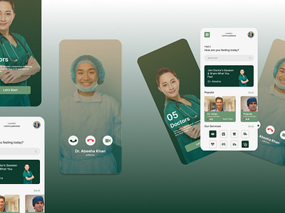 Doctors Mobile App Design animation app design digital health doctor graphic design healthcare healthcare app healthtech logo medical app medical technology mobile health motion graphics patient care telemedicine ui ui design user experience user interface ux design