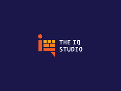 The IQ Studio // Primary Logo art director brand design brand development branding data design data journey data logo freelance design freelancer graphic design logo logo design logo designer logo development logo mark