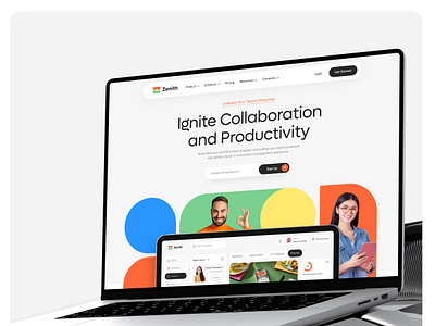 Zenith - Project Management Website Case Study admin app b2b branding card crm dashboard design ecommerce finance homepage landing page mobile project management saas ui ux web web design website