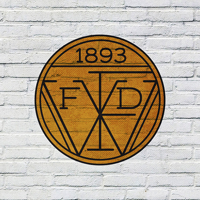 "Letter Scramble" - FWFD design firefighter initials logo logo design wall art wordmark
