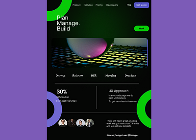 Design Landing Page branding design figma illustration ui uiux user experience user interface user research ux visual identity