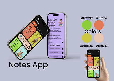 Notes App Design behance branding design dribble figma illustration ui user experience user interface user research ux visual identity