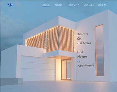 Home Page prototype ux