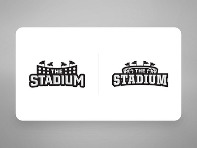 The Stadium Logo Concepts brand identity branding branding design graphic design logo logo design sport logo sports logo stadium logo