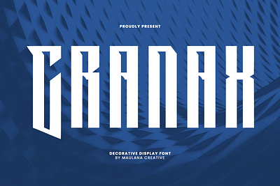 Cranax Decorative Display Font branding font fonts graphic design logo nostalgic