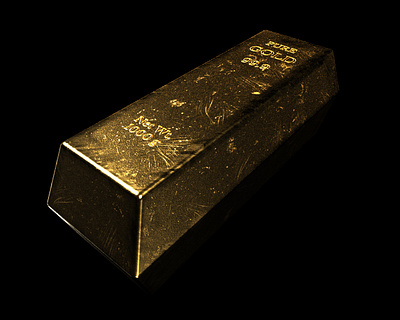 Golden Brick 3d beauty brick fashion gold golden light luxury model