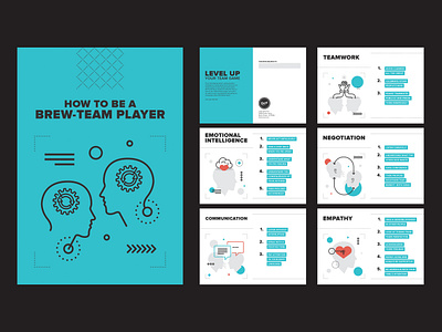 Brew Team Player Playbook brand identity branding branding design field notes field notes design graphic design notebook design playbook team player notebook