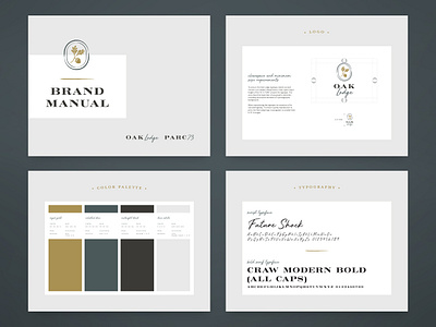 Oak Parc Events Brand Standards Guide brand identity brand standards guide branding branding design event planning event planning brand identity event planning branding event planning graphic design graphic design wedding graphic design wedding planning branding