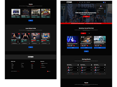 A Minimalist Website for Young Boxers! 🥊 black black website boxing design layout minimal minimal design webdesign